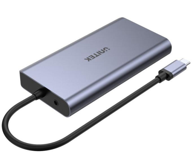 UNITEK Hub USB-C 8w1 PD 100W D1019B - 1122405 - zdjęcie 2